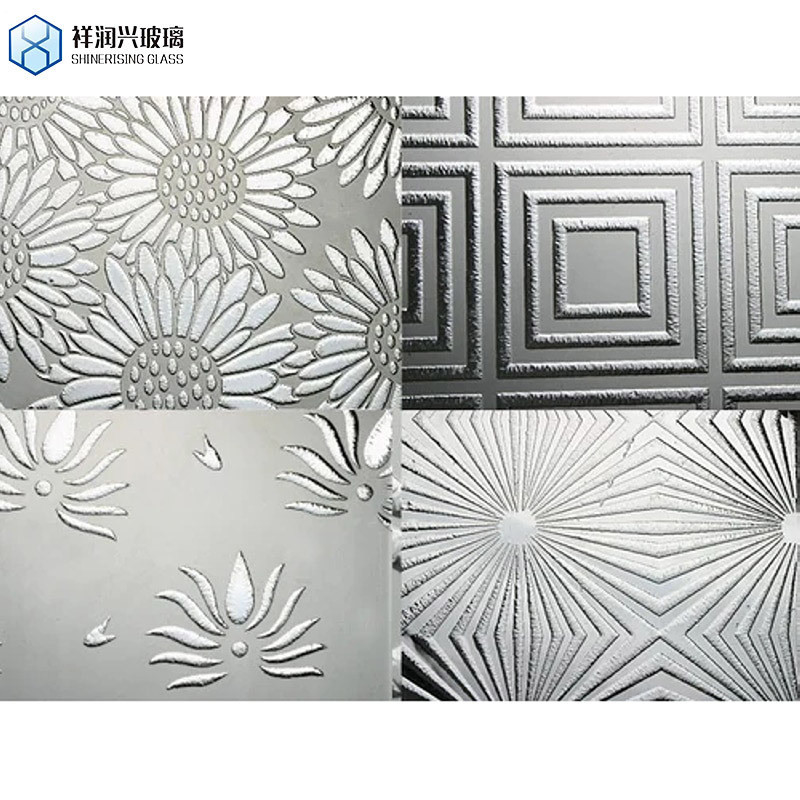 Meubles 2023 Design Rose Crystal Night Perle Vitrage à motifs 3mm 4mm 5mm avec 5