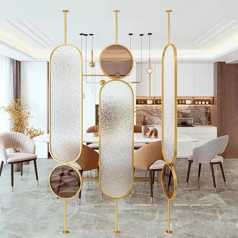 Verre à motifs moulés pour décoration de douche décoratif