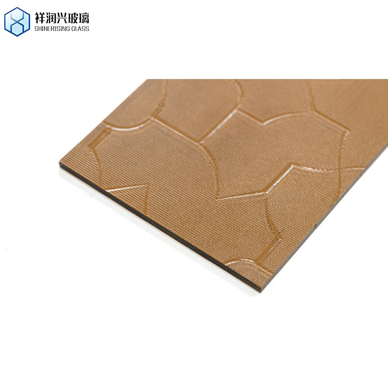 Shahe 5 mm 6 mm 8 mm 10 mm 12 mm Moru Vitrage à motifs figurés Personnalisation Vitrage en relief brun