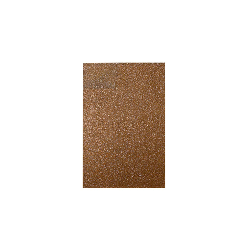 Boîtier de douche en verre de sécurité en marron en relief avec taille personnalisée et motif clair