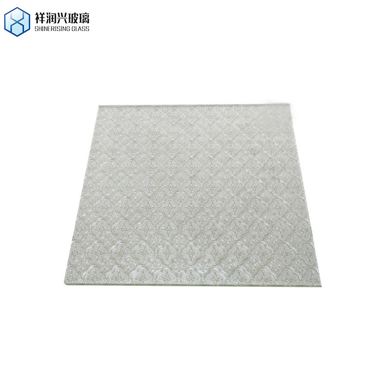 Verre à motifs de flore transparent 3 mm 4 mm 5 mm pour fenêtre de salle de bains de Chinhilla Glasschina