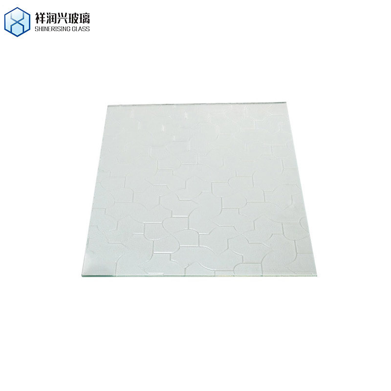 5 mm de cristal de verre décoratif clair gravé à l'acide profond/Fiutelite-S/Fiutelite-B/Karatachi