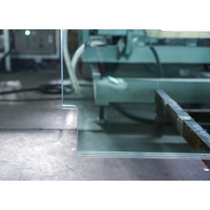 Porte coulissante en verre double trempé plat en aluminium pour des performances
