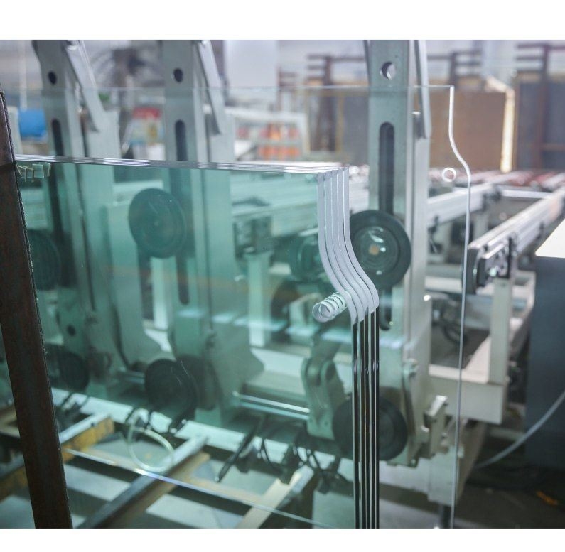 Porte coulissante en verre d'aluminium double trempé avec service après-vente de 5 ans