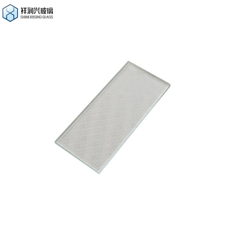Processus flottant 10 mm verre trempé pour le sol de construction de porte/verre congelé verre satiné