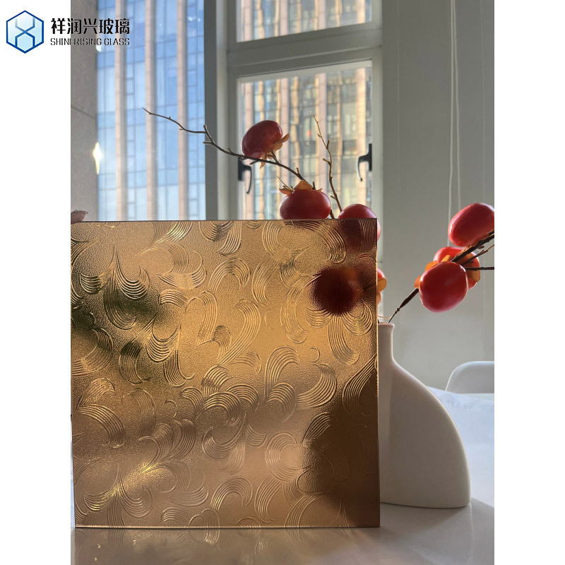 Verre laminé en bambou pour verre unique Verre câblé/décoratif/de salle de bain en bambou