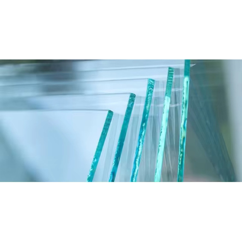 Verre trempé de 12 mm pour salle de bain, verre plat simple, verre câblé/decoratif, verre plat