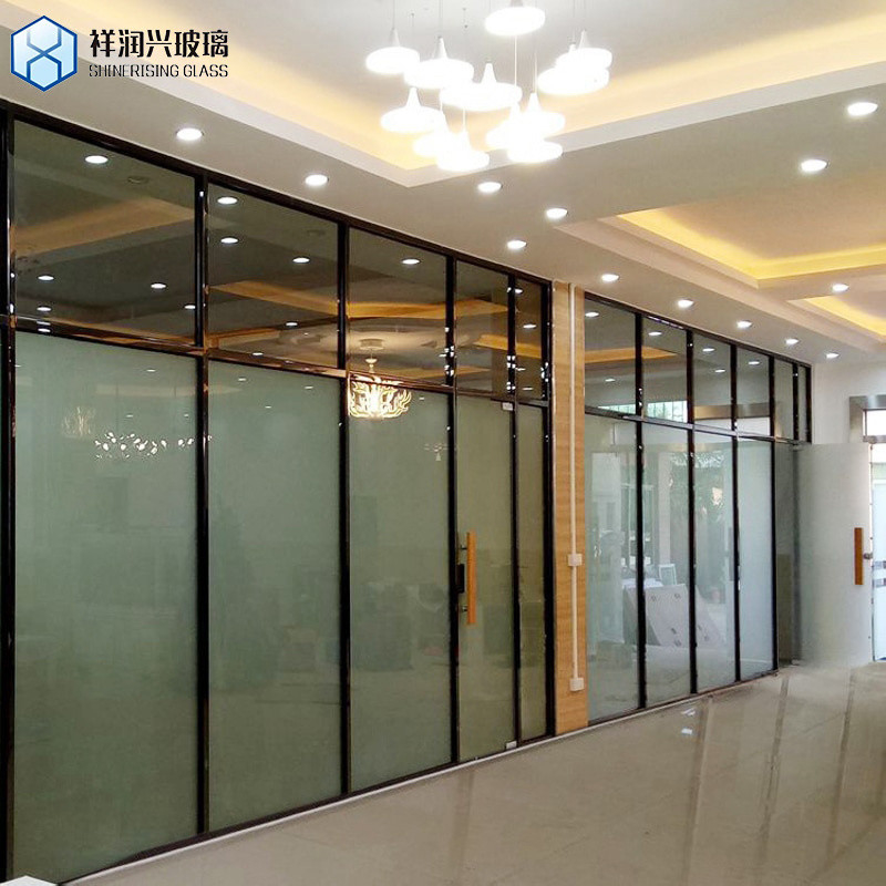 3mm-19mm verre trempé stratifié pour la maison personnalisée décorative plafond armoire mur