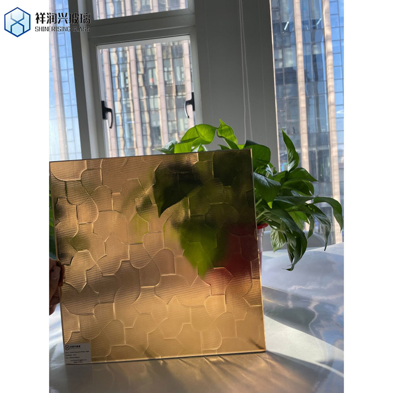 Construire une feuille de verre colorée de 3 mm décorative personnalisée pour les arts muraux