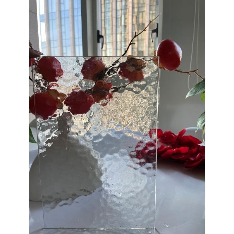 5 mm de verre transparent Nashiji Millenium Karatachi Wanji en verre laminé à motifs figurés pour la décoration de bâtiments 4 mm