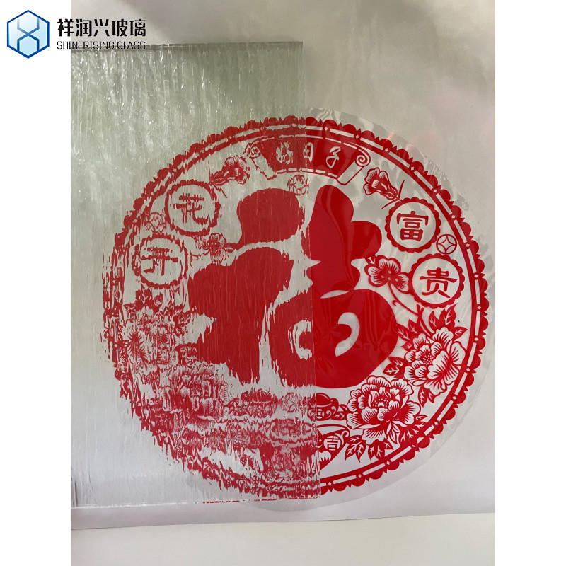 Verre à motifs décoratifs d'art laminé à diamants de 5 mm pour Windows Cp-Tp