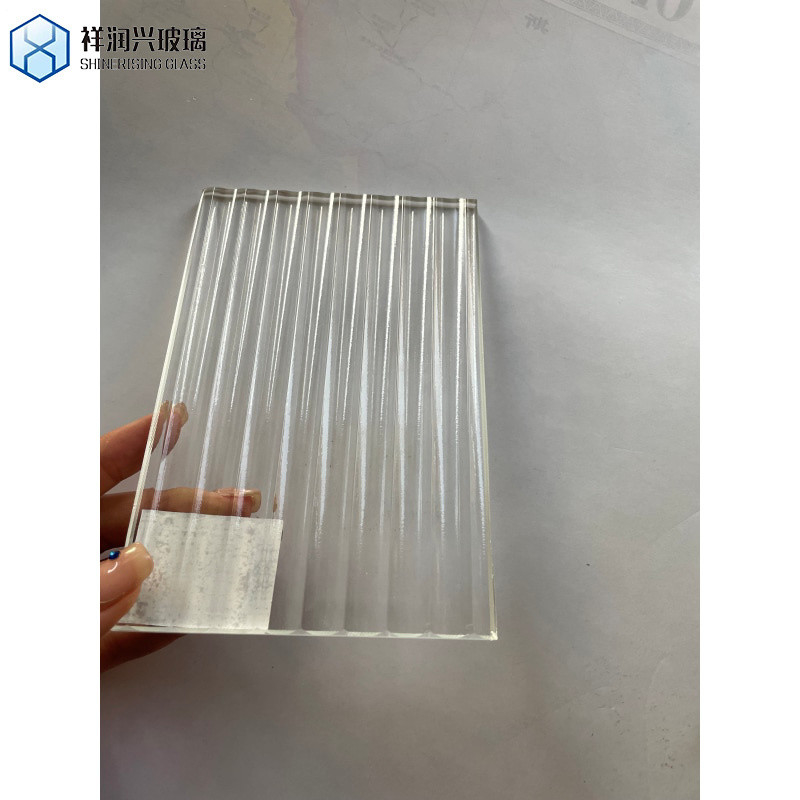 3 mm-8 mm Flutelite-S décoratif en relief de verre pour fenêtres CP-TP Parfait