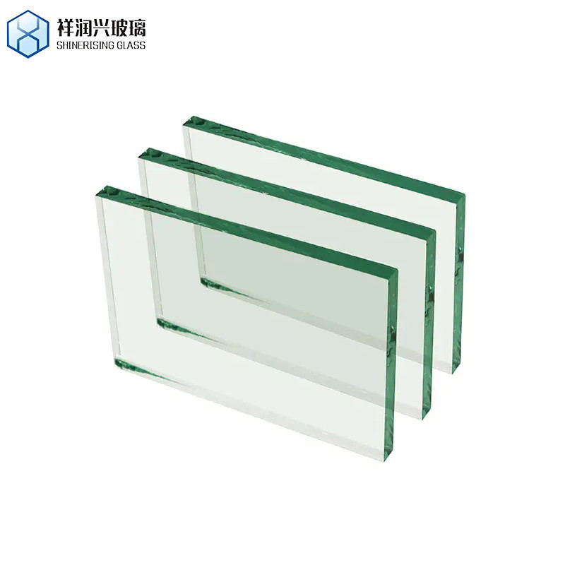 Optionnel en bronze gris vert bleu noir couleurs teintées verre flottant avec technique stratifiée