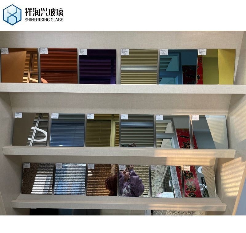 Vitrage flottant teinté/coloré pour verre mural/vitrage de construction Taille selon la demande du client