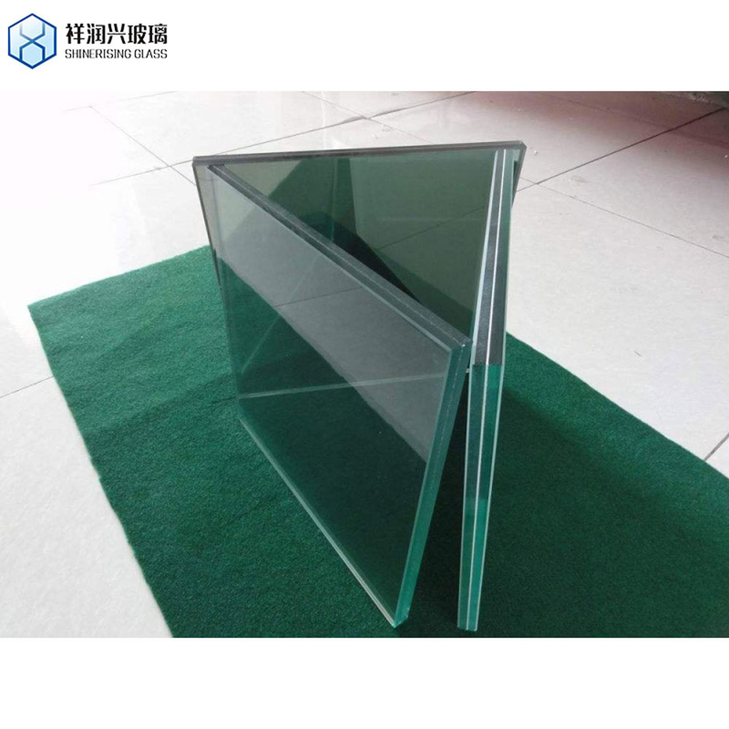 Border plat poli 3-10 mm Plaque de verre laminée trempée réfléchissante teintée en fer clair
