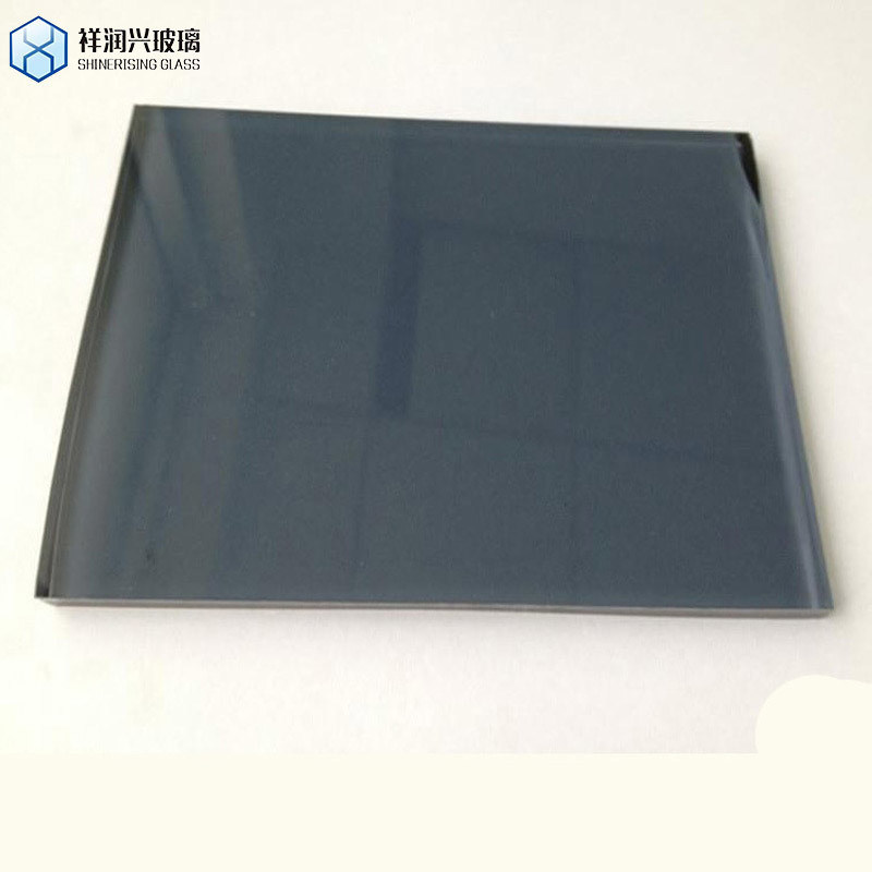 Verre flottant teinté de couleur certifié ISO pour meubles en gris foncé bleu vert bronze