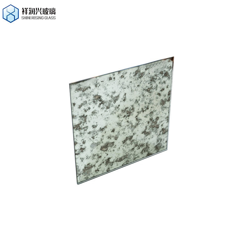 Personnalisation rectangulaire 1830*2440mm Fg-D5 Verre miroir ancien pour la décoration intérieure