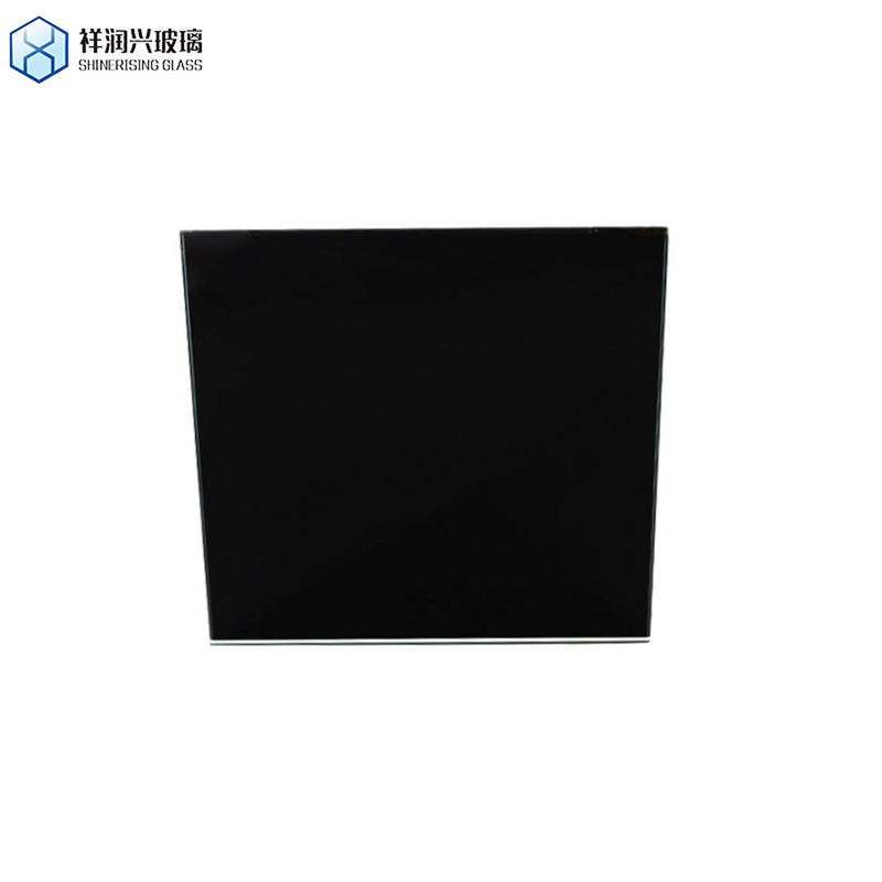 Panneau de miroir en verre rectangulaire coloré avec un matériau de cadre doré de bronze et compétitif