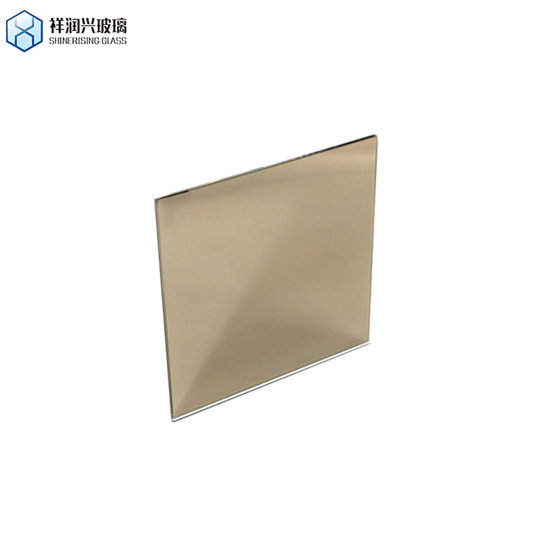 1.8-6 mm Légère couleur bleu argenté miroir feuille de verre pour le cuivre Fre épaisseur de classification