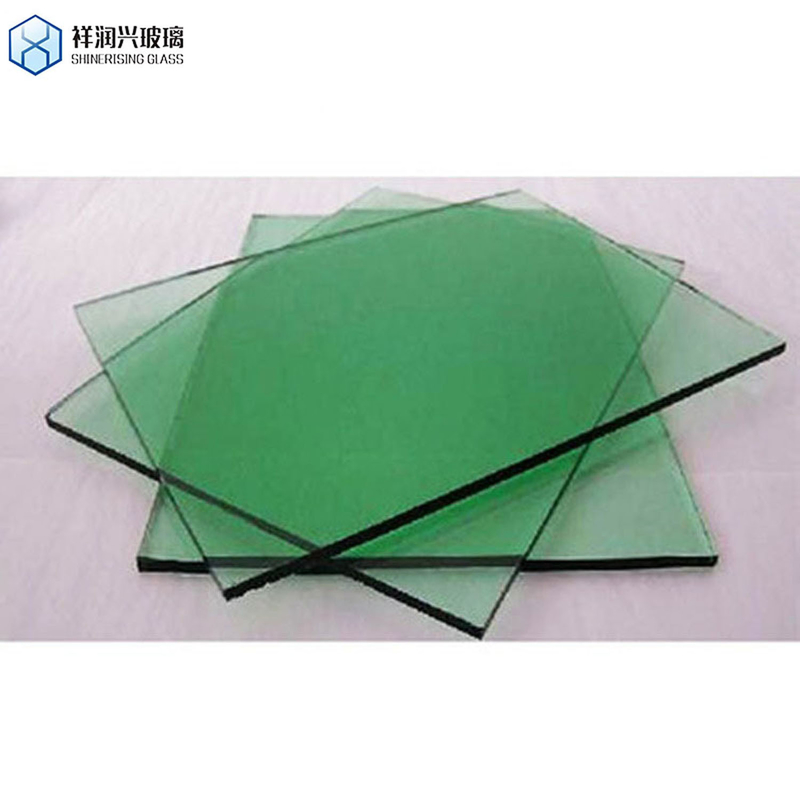 Verre trempé Partie de verre de bureau couleur verre stratifié verre glacé feuille de verre 12 mm