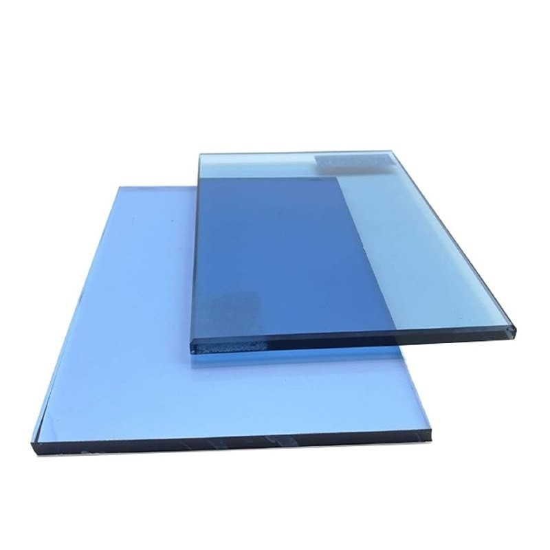 En extérieur, verre flottant teinté de 4 mm, 5 mm et 6 mm avec et couleur blanche du verre
