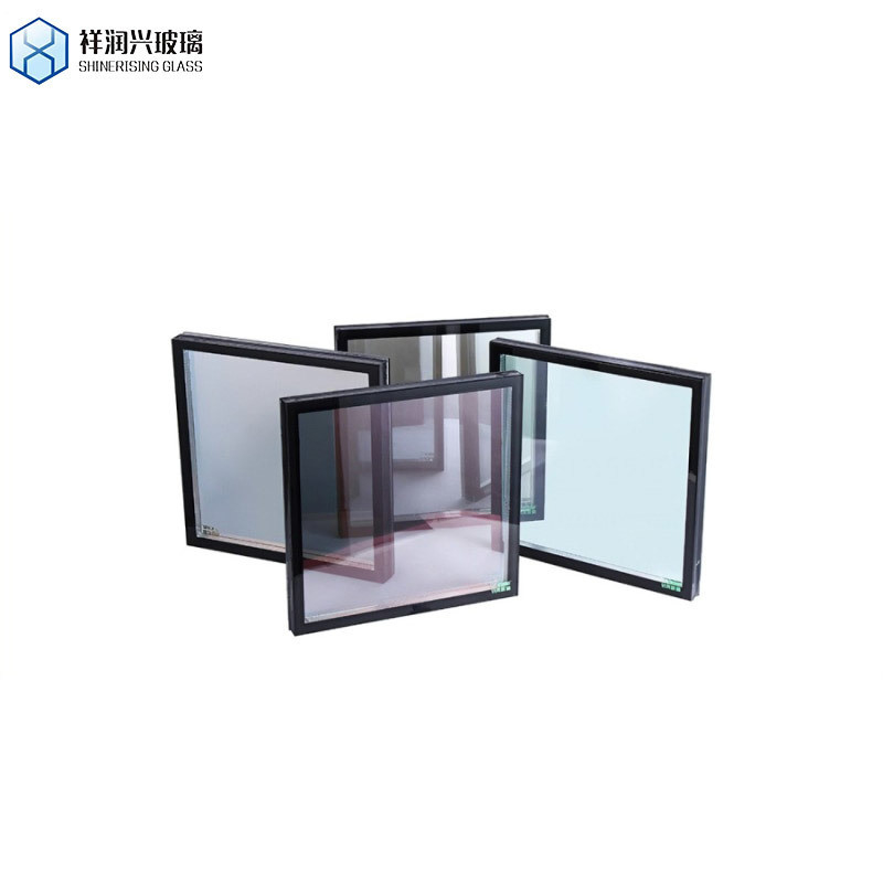 Qingdao double vitrage revêtement à faible E argon gaz isolant verre de sécurité pour le mur rideau de construction