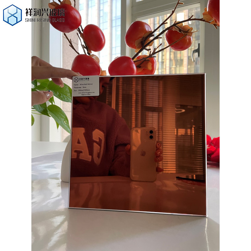 Demande personnalisée décoration murale en verre miroir multicouche avec effet d'extension infinie