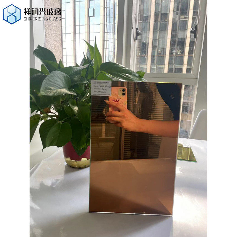 B2B Demande de couches modernes verre transparent miroir de maquillage LED pour la forme rectangulaire