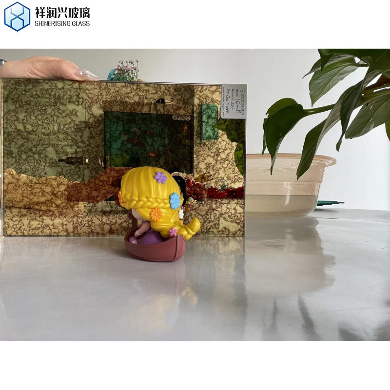 Fournit directement des miroirs antiques modernes et des feuilles de décoration murale en verre avec certificat ISO
