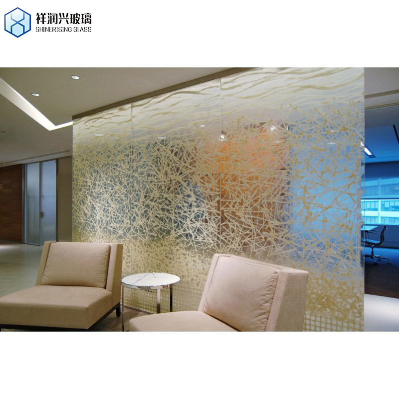 Ultra clair carré creux brique de verre brique de cristal pour le mur de fond de salle de bains colorée